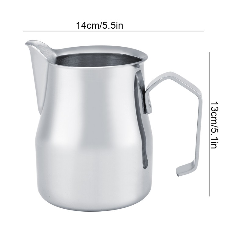 Stainless Steel Coffee Jug Milk Frothing Pot Espresso Latte Art