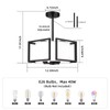 Modern Ceiling Light Fixture - Easric Semi Flush Mount Ceiling