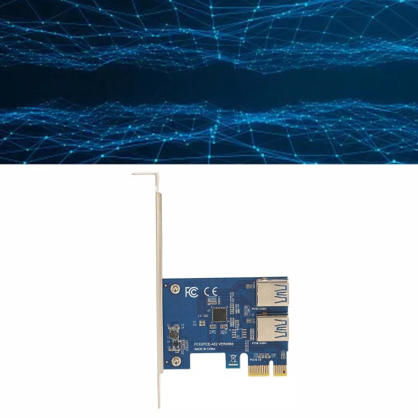Unbranded PCI E 1 To 2 Riser Card Good Flexibility