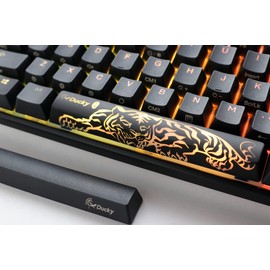 Ducky One 3 Black 60% Mechanical Keyboard: Quack Mechanics Dampening, Hot-Swappable Cherry Speed Silver Switches, High-Density PBT Doubleshot Keycaps, RGB, US, Black
