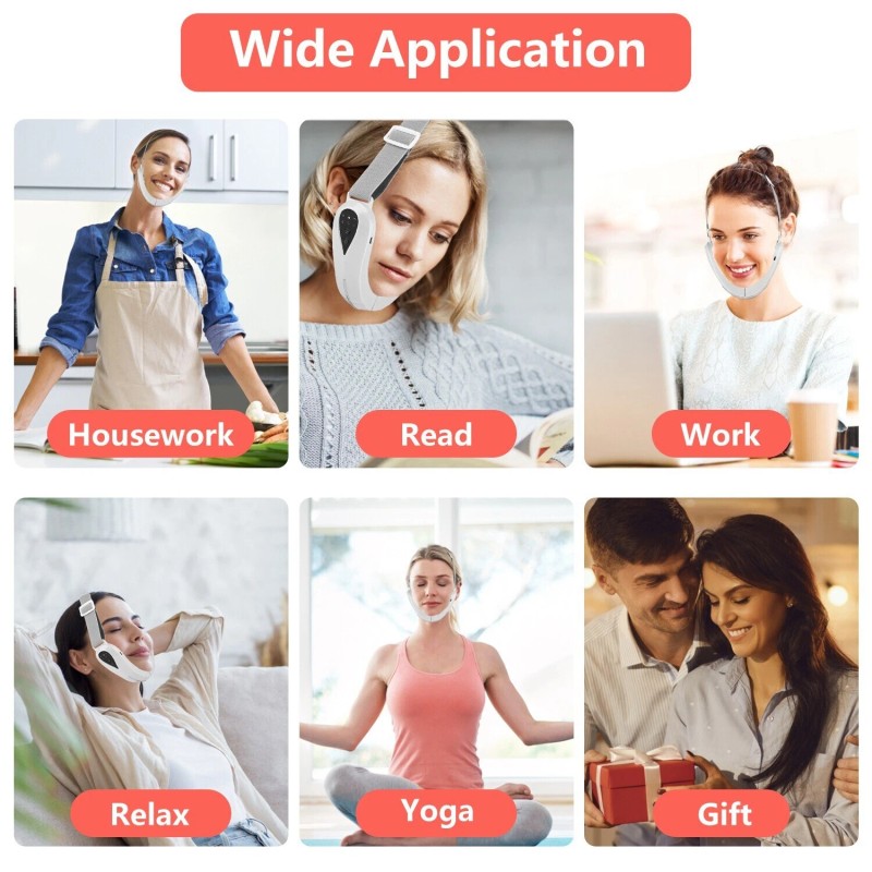 Electric V Face Lifting Device Photon Therapy Double Chin Remove