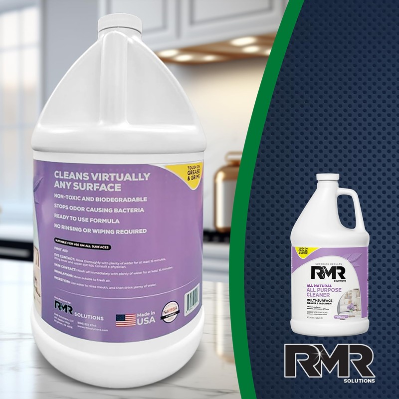 RMR All Natural All-Purpose Cleaner - Non-Toxic, Rinse-Free Multipurpose Cleaning