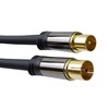 Premium Cord HQ TV Aerial Cable M/F 75 Ohm (135