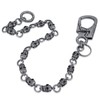 Ahiller Men's Trouser Chain, Heavy Punk Biker Skull Anti Theft