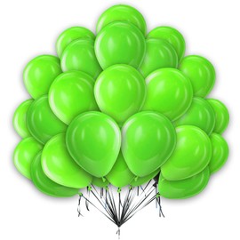 Green Balloons 100 pcs 12 Inch Round latex Balloons for Kids Safari Wild One Birthday Decoration Wedding Decorations Baby Shower Decorations Party Supplies