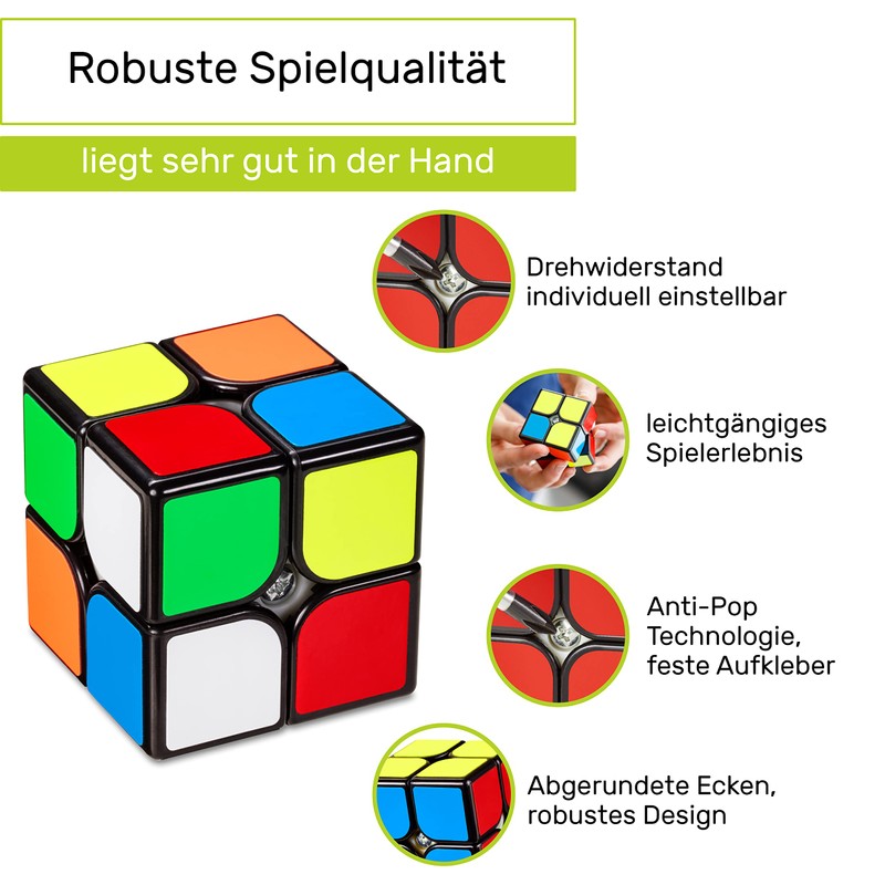 CubiXS® Magic Cube 2x2 – Type Los Angeles – Speed