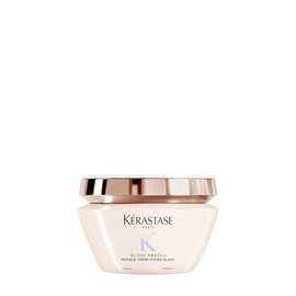 KRASTASE Gloss Absolu Masque Crme Hydra-Glaze, Mascarilla para Cabello Muy Encrespado, Hidrata y Nutre, Con cido Gliclico, cido Hialurnico y Aceite...