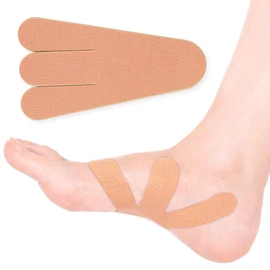 Cyplus Plantar Arch Tape, 12 Pieces, Arch Lift, Easy Taping Shape, Long Walk, Plantar Fascia, Heels, Tohoraku