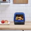 ARTECSIS Potato Storage Box, Dark Blue and White, Set of