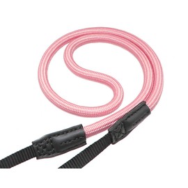 HITHUT Correa para el cuello de la cámara de liberación rápida, correa de hombro para cámaras digitales sin espejo, cuerda de escalada con lazo QD de liberación rápida, conector con junta tórica, longitud ajustable de 30 a 53 pulgadas, color rosa