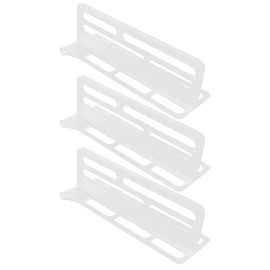 jojofuny 3Pcs Adjustable Refrigerator Divider: Space-Saving Refrigerator Partition Bins for Efficient Fridge Organization - PP Shelf Separator, 10.03 X 3.14 X 2.91 Inch