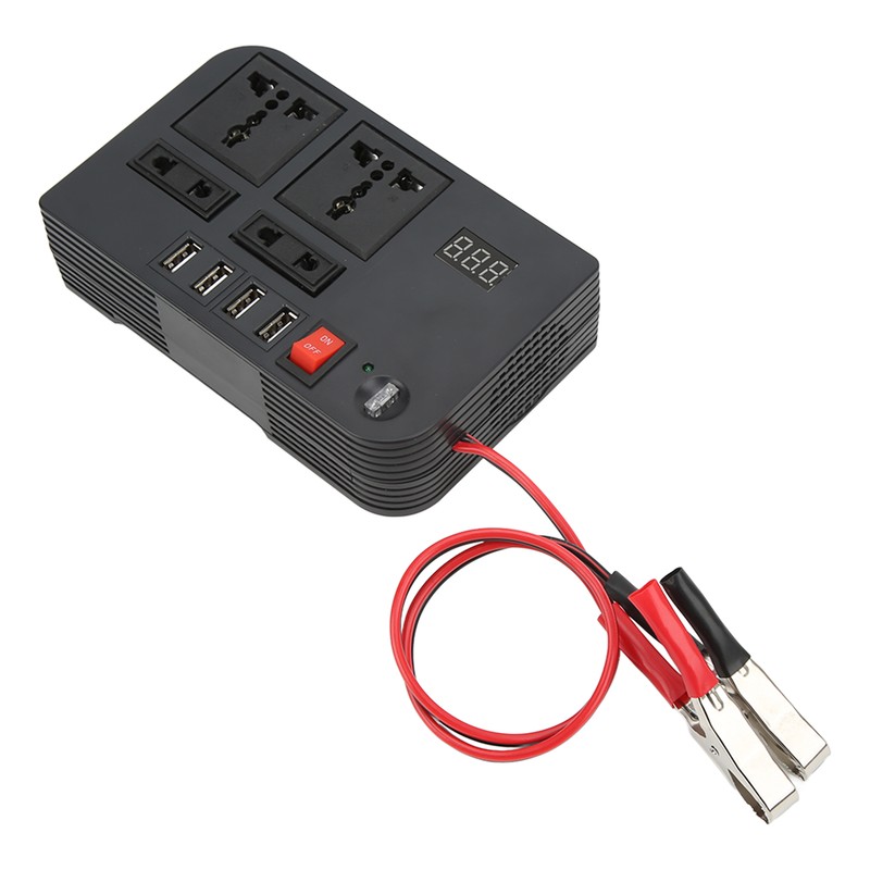 Power Converter Modified Sine Wave 12V to 220‑240V 600W Black
