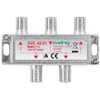 Axing SVE 40-01 4-Way SAT Splitter with DC Passage for