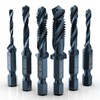 THINKWORK Combination Drill Tap & Tap Bit Set, 6 Pack