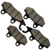 Caltric Front Rear Brake Pads for Kawasaki KL650 KLR650 2008-2024