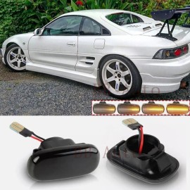 after market For 89-99 Toyota MR-2 MR2 Turn Signal Fender LED Dynamic SIDE MARKER LIGHT BLINK