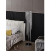 Surpars House Silver Crystal Floor Lamp S Shape Chrome Finish