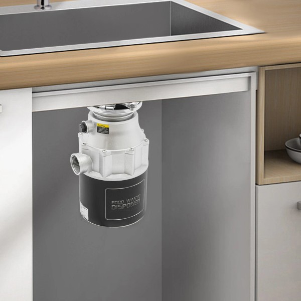 Unbranded Garbage Disposal 3/4hp Food Waste Disposer Turbo Boost Kitchen