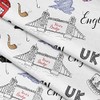 Xtremepads London City Doodles Elements Pattern Pattern - Rectangle Oblong