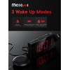 Mesqool Projection Alarm Clock, Loud Vibrating Alarm Clock for Heavy