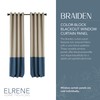 Elrene Home Fashions Braiden Color-Block Blackout Window Curtain, Single Panel,