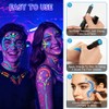 LOPHE 12 Colours UV Body Painting, Washable Make-Up Pens