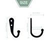 DAJMAIEZ Pack of 10 Hooks for Screws, Wall Hooks, Coat