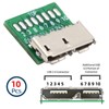 Conector CY 10 piezas Micro USB 3.0 de 10 pines