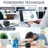 Rotating Pomodoro Timer 5, 25, 10 50 Minutes Preset, Desk