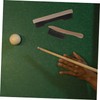 Abaodam 2Pcs Wooden Pool Table Cleaning Brush Set Durable Pe