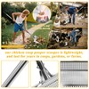 12in Wide chicken poop scooper and rake，Aluminum Poop Scoop Shovel
