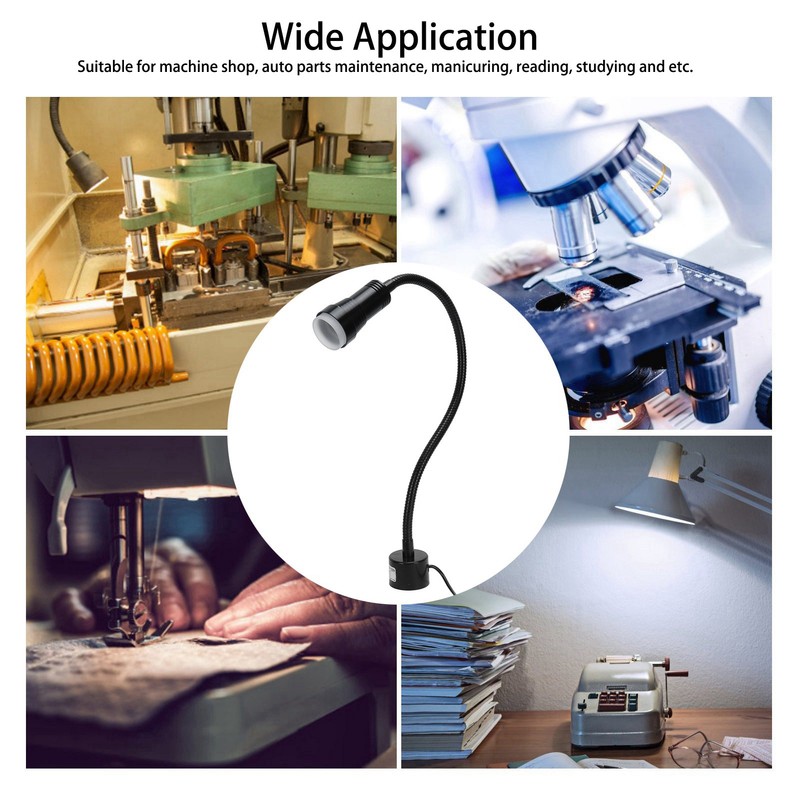 5W LED Sewing Machine Light Flexible Gooseneck Work Lamp with