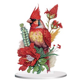 ARTopet DIY Diamond Desktop Ornament Special Shaped Crystal Diamond Art Painting Tabletop Ornaments Single Sided Diamond Ornament for Adult Beginner Home Office Decor Crafts Gift-09