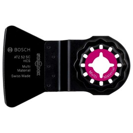 Bosch Professional 1 x scraper ATZ 52 SFC (for soft residues, width 52 mm, multifunctional tool accessory)