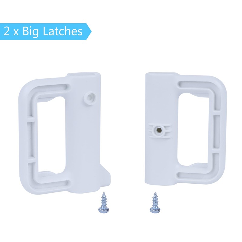 KISKIZ Retractable Extra Wide Baby & Dog Gate Kit -