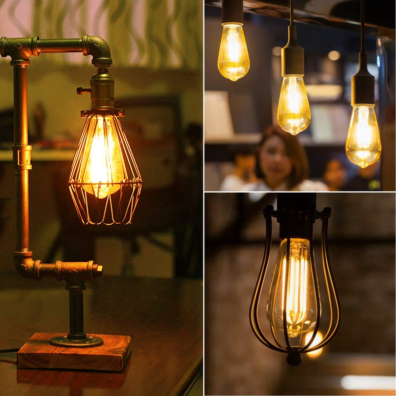 ANWIO Vintage Edison Light Bulb ST21 LED Filament Bulb 7W(60