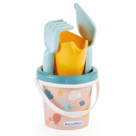 écoiffier - Secchiello Pacific 12 cm con accessori, giochi da spiaggia, per bambini a partire dai 12 mesi, 7600000306