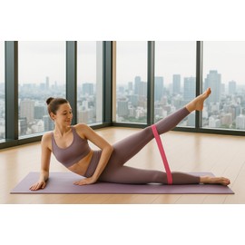 Resistance Bands Set – 5 Loop Exercise Bands for Women – Extra Light to Extra Heavy Latex Fitness Bands for Yoga, Pilates, Strength Training, Home & Rehab Workout