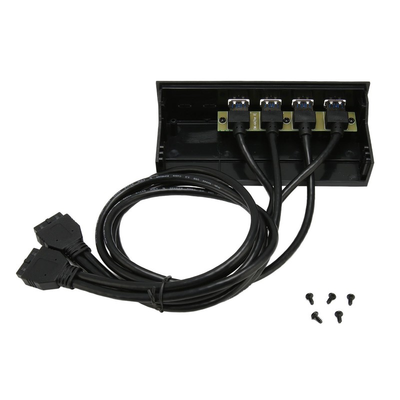 USB3.0 Hub Front Panel 5Gbps 4 Ports 19pin Optical Drive