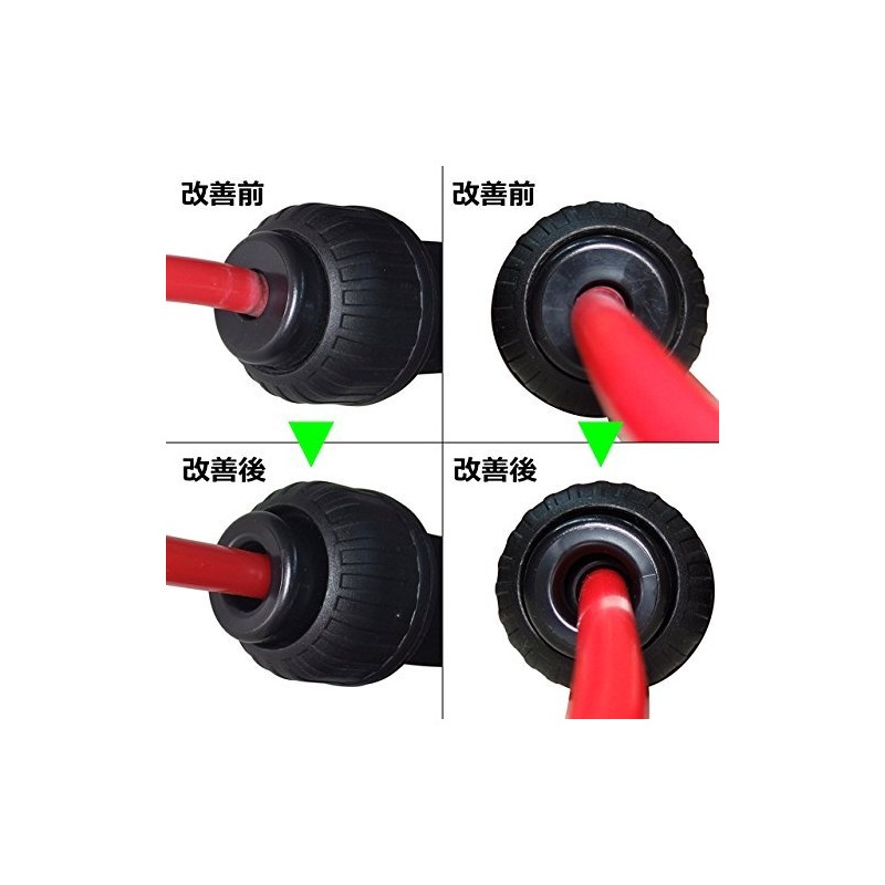 LINDSPORTS Weight Jump Rope for Training (Red) 1.1 lbs (0.5