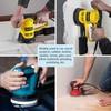 5 Inch 8 Hole Backing Pad,2 Pcs Black Orbital Sander