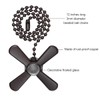 SmoTecQ Ceiling Fan Pull Chain Extender with Decorative Frosted Glass