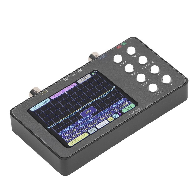 Fyearfly 2 Channel Oscilloscope, Digital Oscilloscope Multimeter, Portable 2 Channel