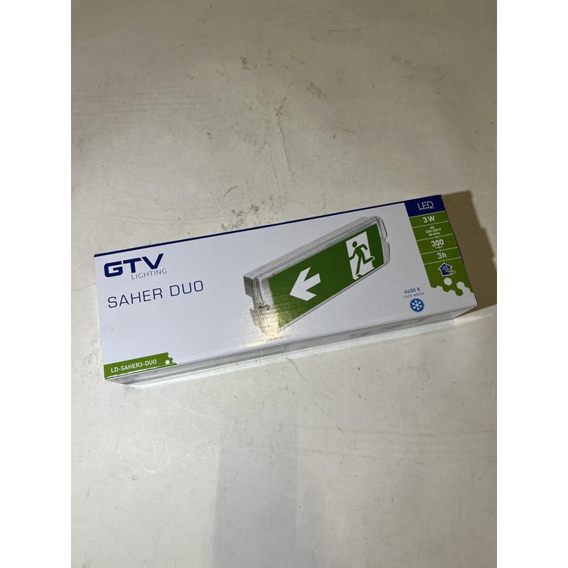 GTV SAHER DUO Emergency Path Lighting, Escape Route Lighting, Exit,