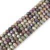 Ruby Fuchsite - abalorio sueltas facetadas de 8 mm para