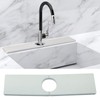 HARSKIYER Sink Faucet Absorbent Mat, White Diatomite Kitchen Sink Splash