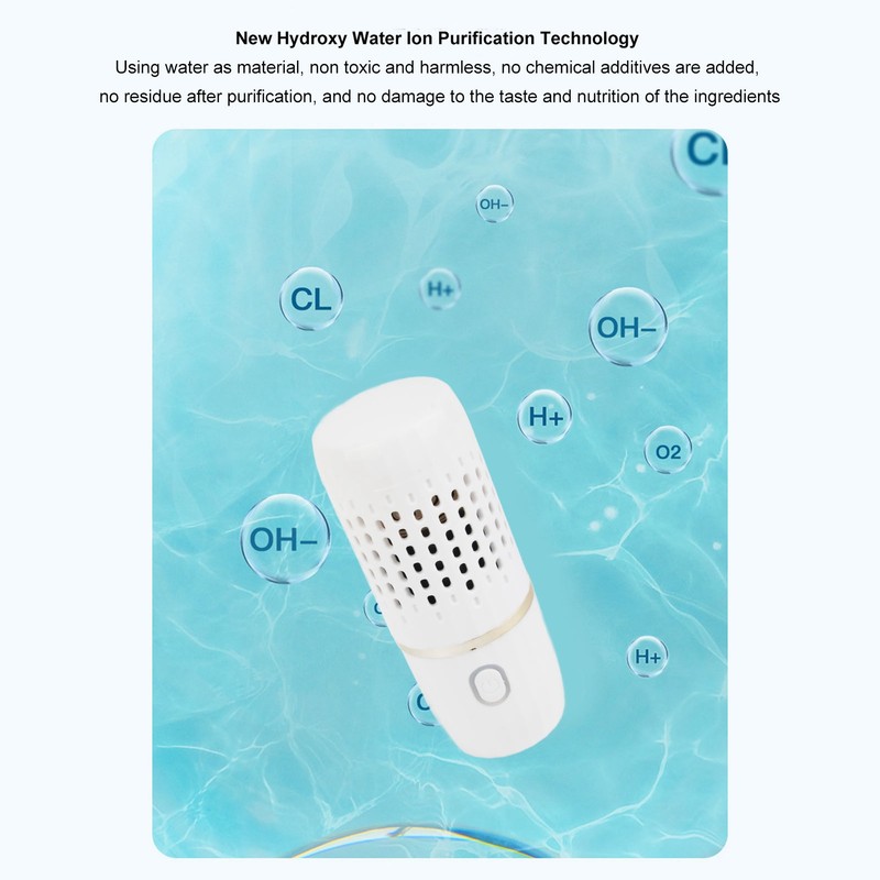Vegetable Washing Machine Multifunction Wireless USB Charging Auto Capsule Fruit