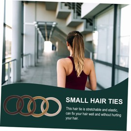 WOONEKY 20 Pack Seamless Ponytail Holders for Women Thick Elastic Hair Ties Hair Tie Coils for Ponytail Easy to Wear