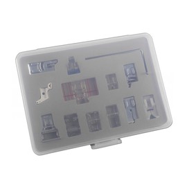 Singer Premium Sewing Foot Assortment - Includes 11 Presser Feet + Shank + Edge Ruler