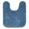 Garland Rug Traditional Nylon Washable Basin Blue 4 Piece Set